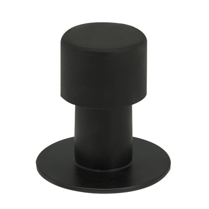 Дверной ограничитель DS11 BL INOX (черный)