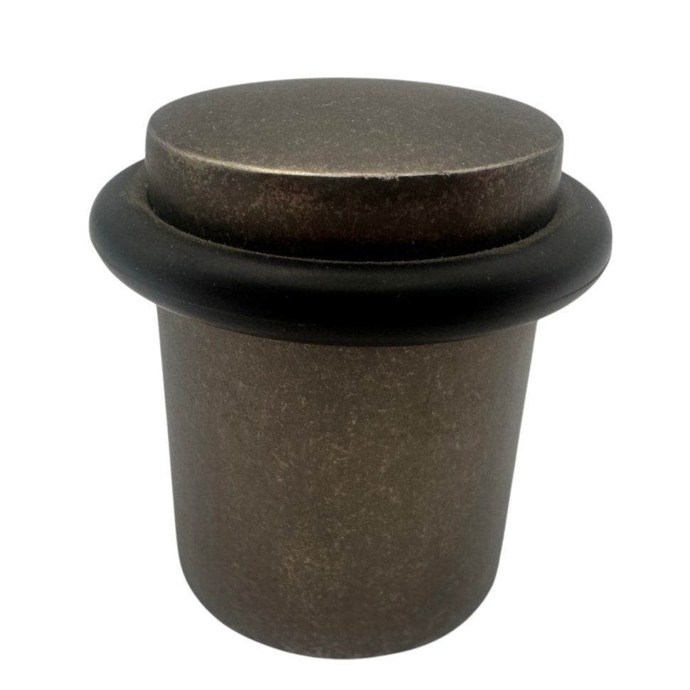 Дверной ограничитель DS2 AS (d30; h40) (состаренное серебро)