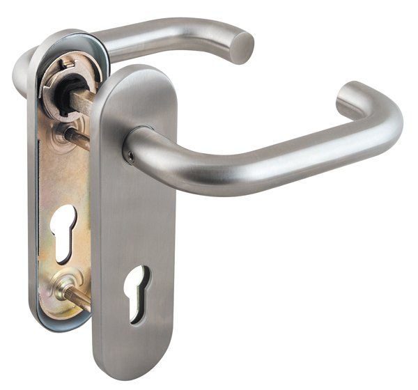 Ручки дверные V1990 INOX (нержавеющая сталь)