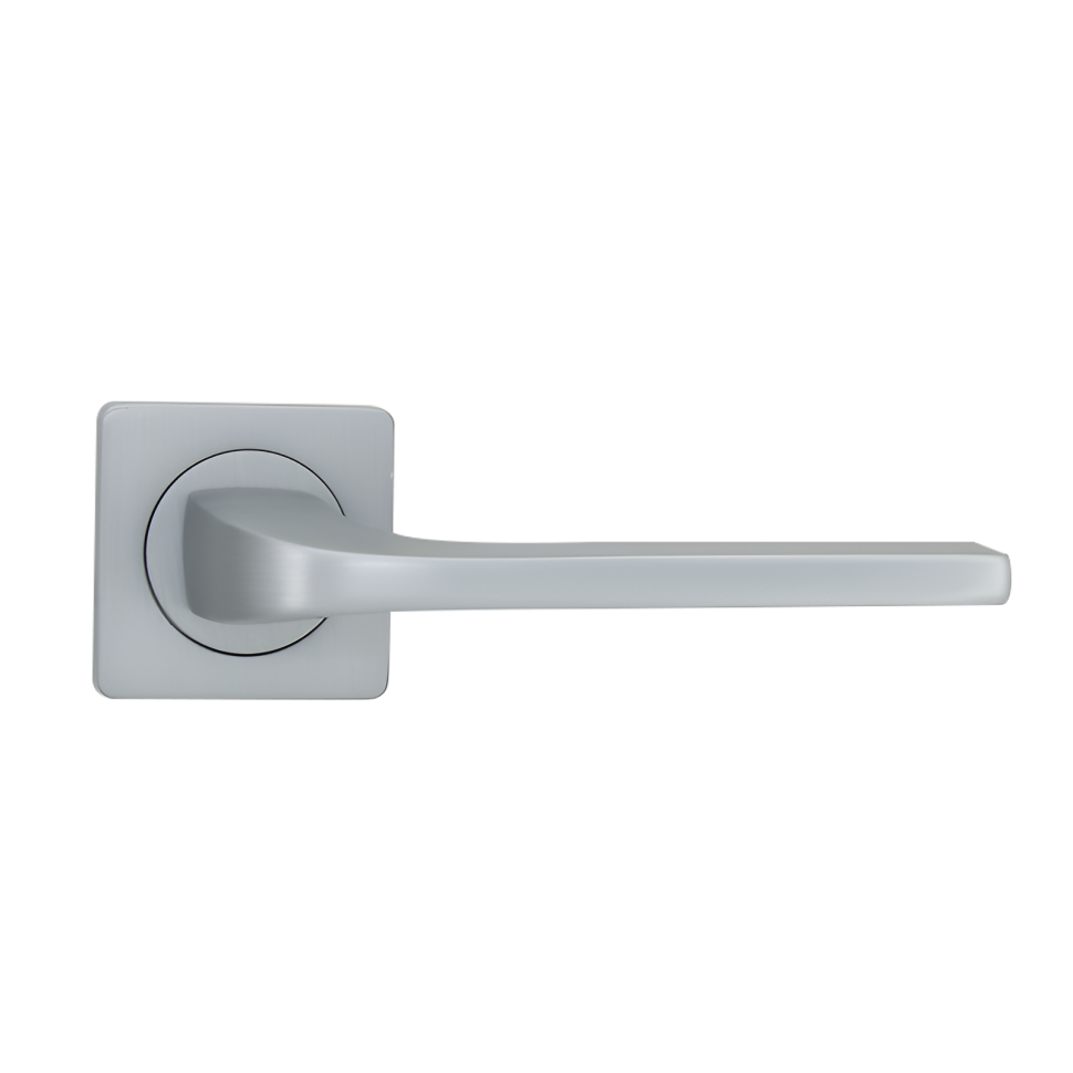 Ручки дверные V46L-2 (матовый хром)