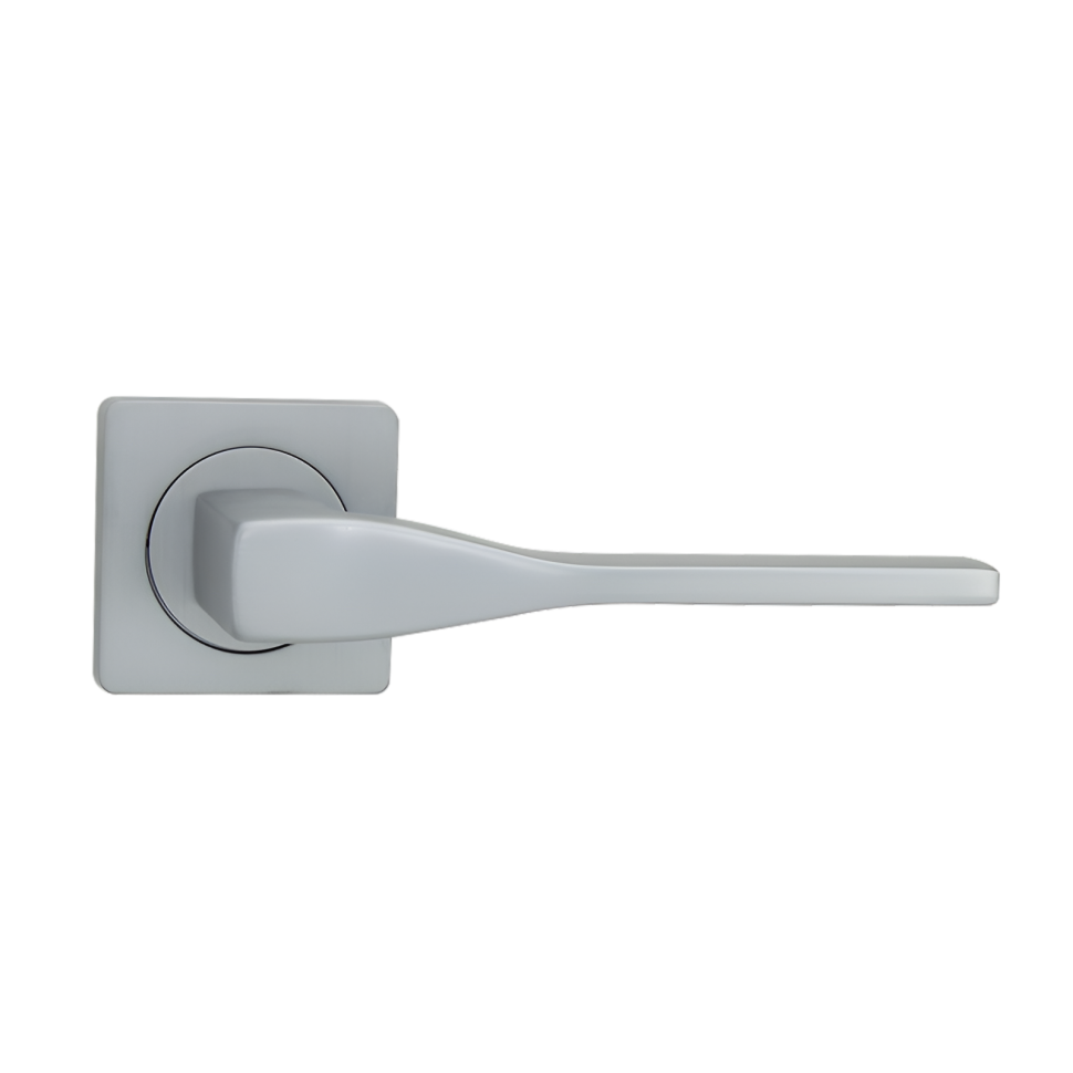 Ручки дверные V47L-2 (матовый хром)