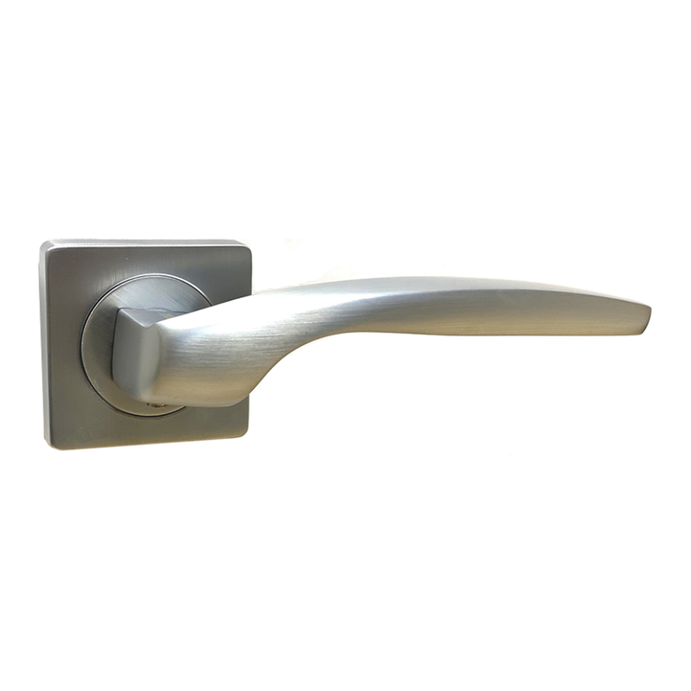 Ручки дверные V08L -2 (мат. хром)