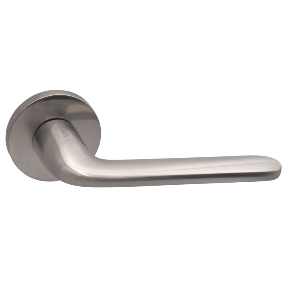 Ручки дверные алюминиевые V34D SL (матовый никель)