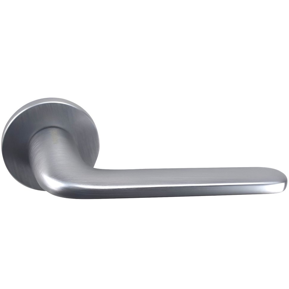 Ручки дверные алюминиевые V34L-2 SL (матовый хром)