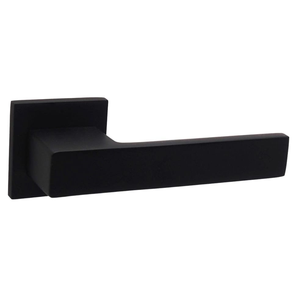 Ручки дверные алюминиевые V87BL-2 SL (черный)