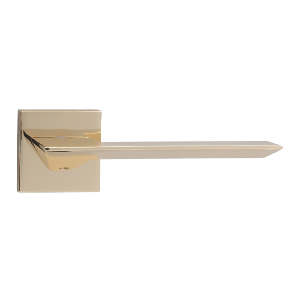 Ручки дверные алюминиевые V90PB SL (золото)