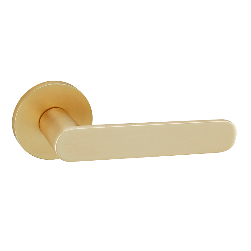 Ручки дверные алюминиевые V36SG SL (сатин золото)