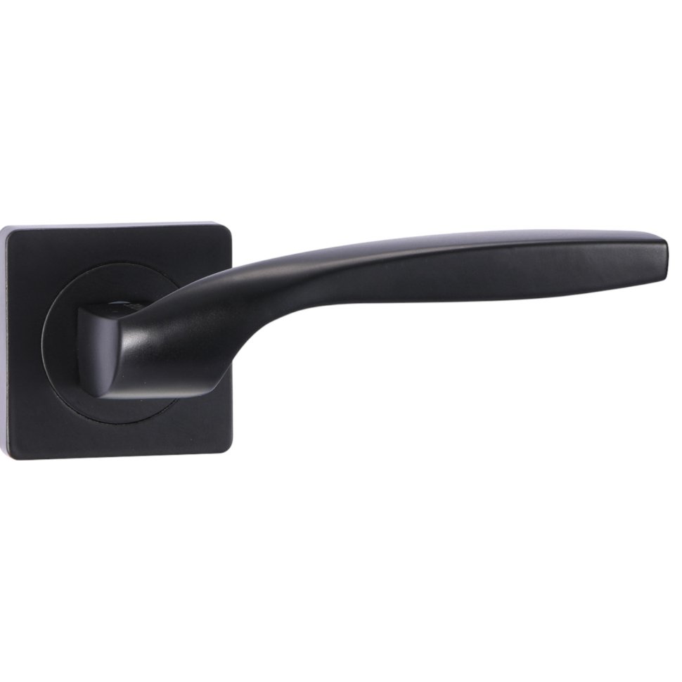 Ручки дверные алюминиевые V08BL-2 AL (черный)