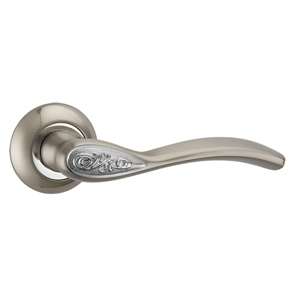 Ручки дверные алюминиевые V85D AL (мат. никель)