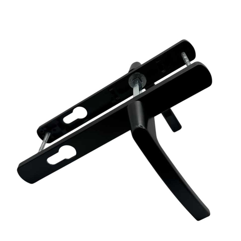 Ручки на планке V1-85BL (черный RAL 9005)