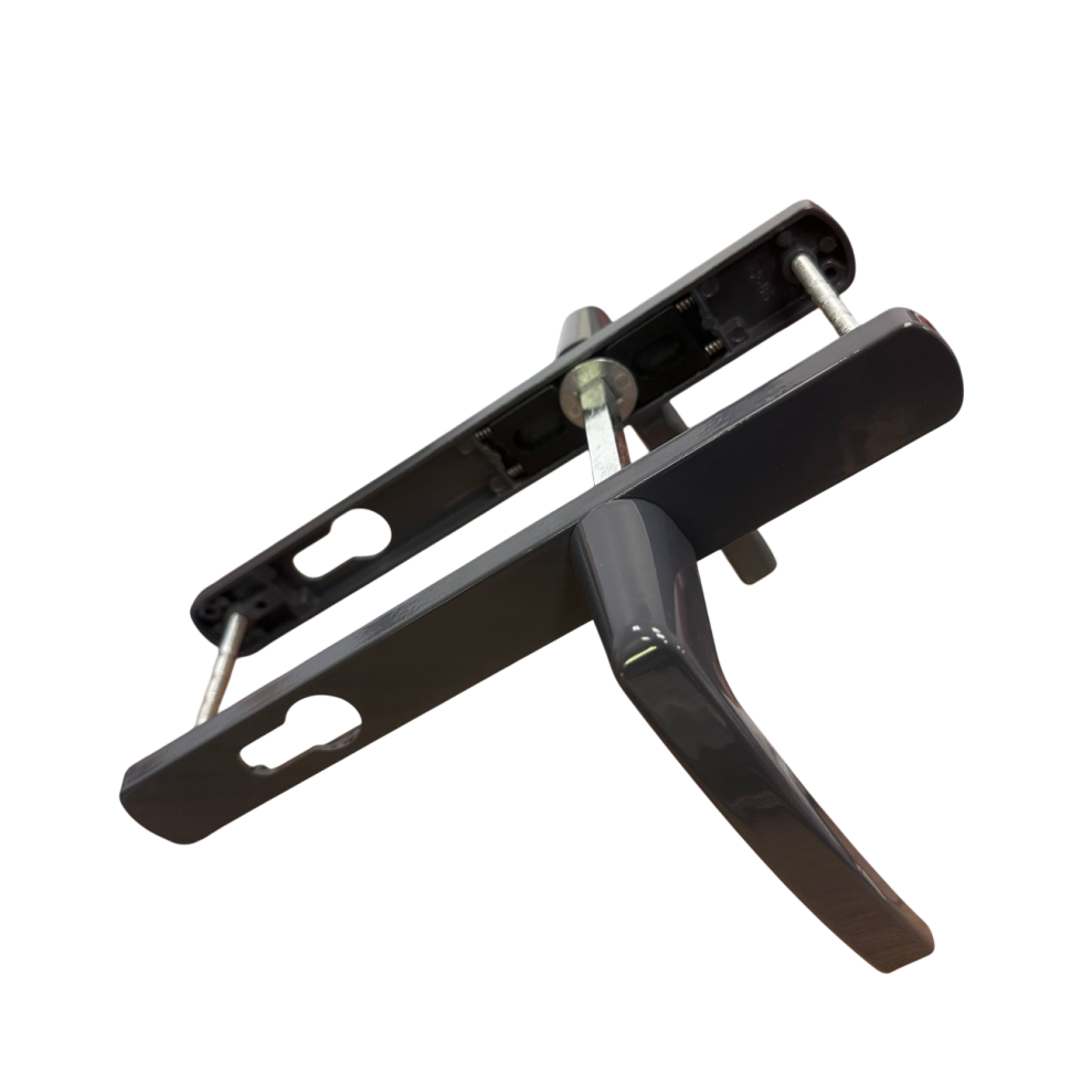 Ручки на планке V1-85DG (темно-серый RAL 7024)