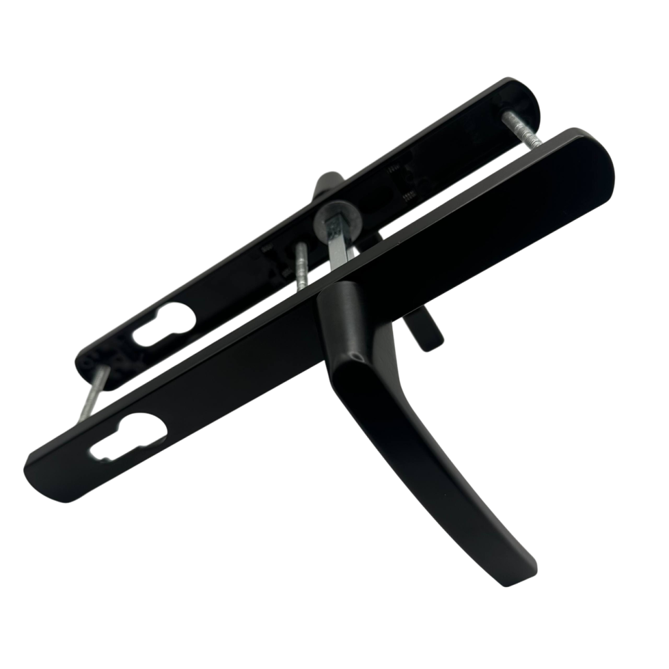 Ручки на планке V1-92BL (черный RAL 9005)