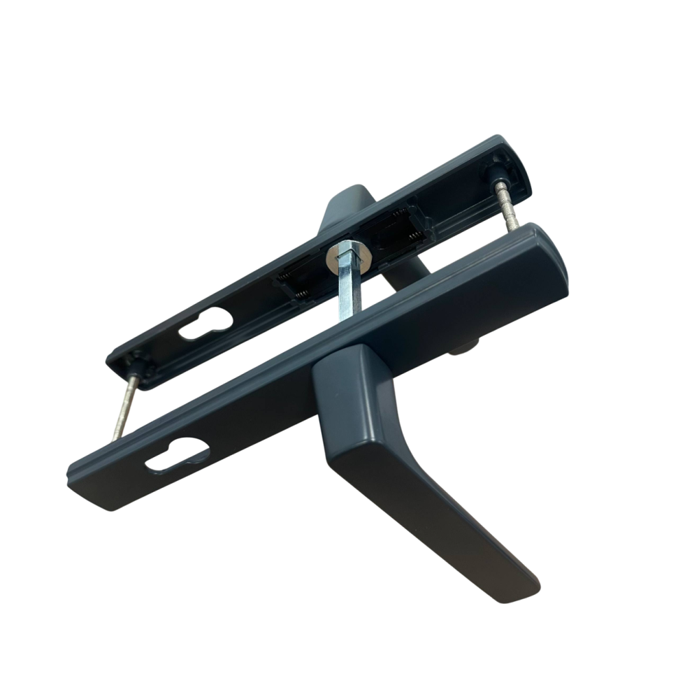 Ручки на планке V2-85DG (темно-серый RAL 7024)