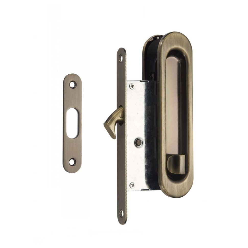 Ручки-купе  с замком. SDL-05AB (бронза)