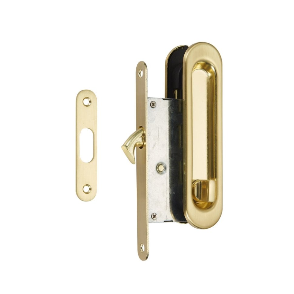 Ручки-купе  с замком. SDL-05SB (мат. золото)