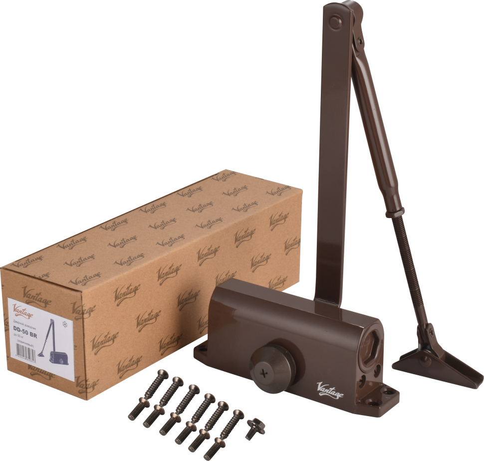 Дверной доводчик  DD- 50BR (коричневый)