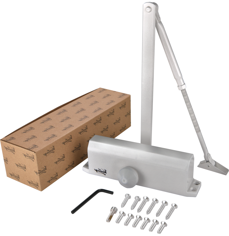 Дверной доводчик  DD-140S (серебро)