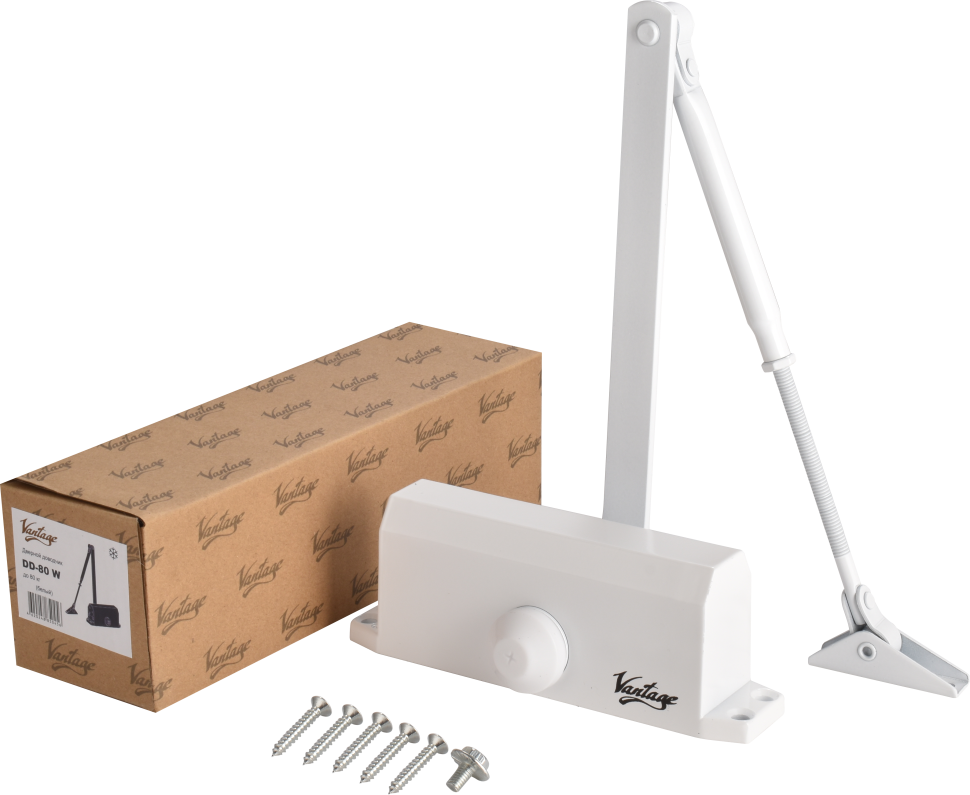 Дверной доводчик  DD-80W (белый)