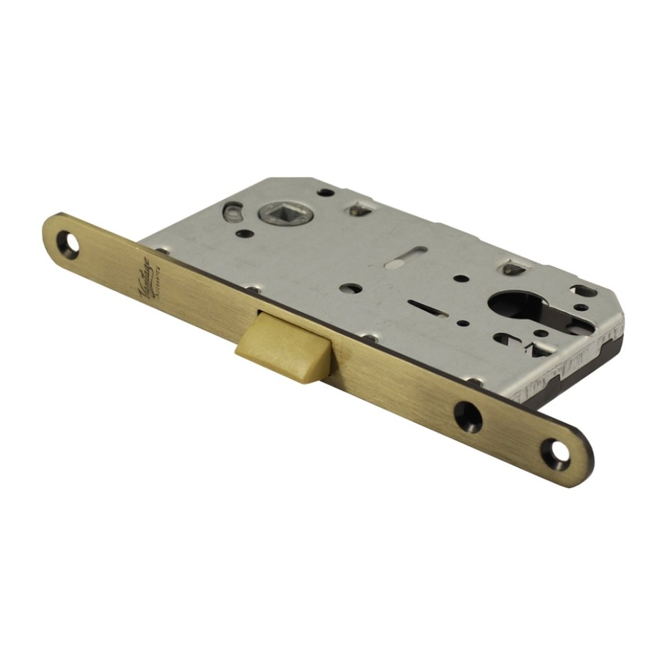 Замок под цилиндр пластиковый P85AB (бронза)