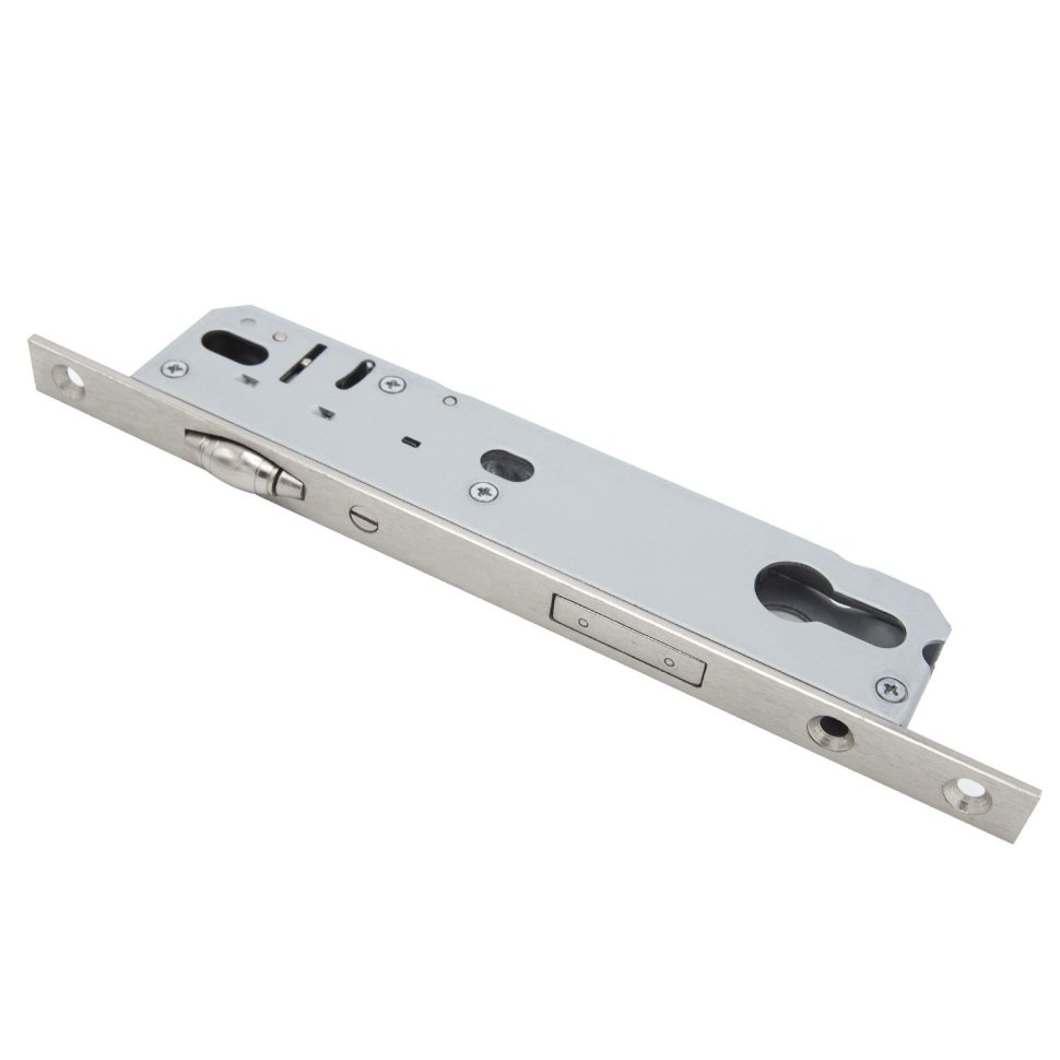 Замок под цилиндр L156-25 SN (мат. никель)без ответки