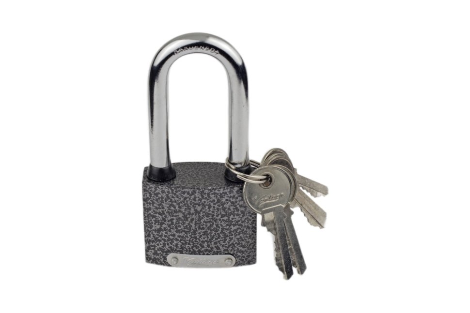 Замок навесной LD1-63L (5 ключей) с длинной дужкой