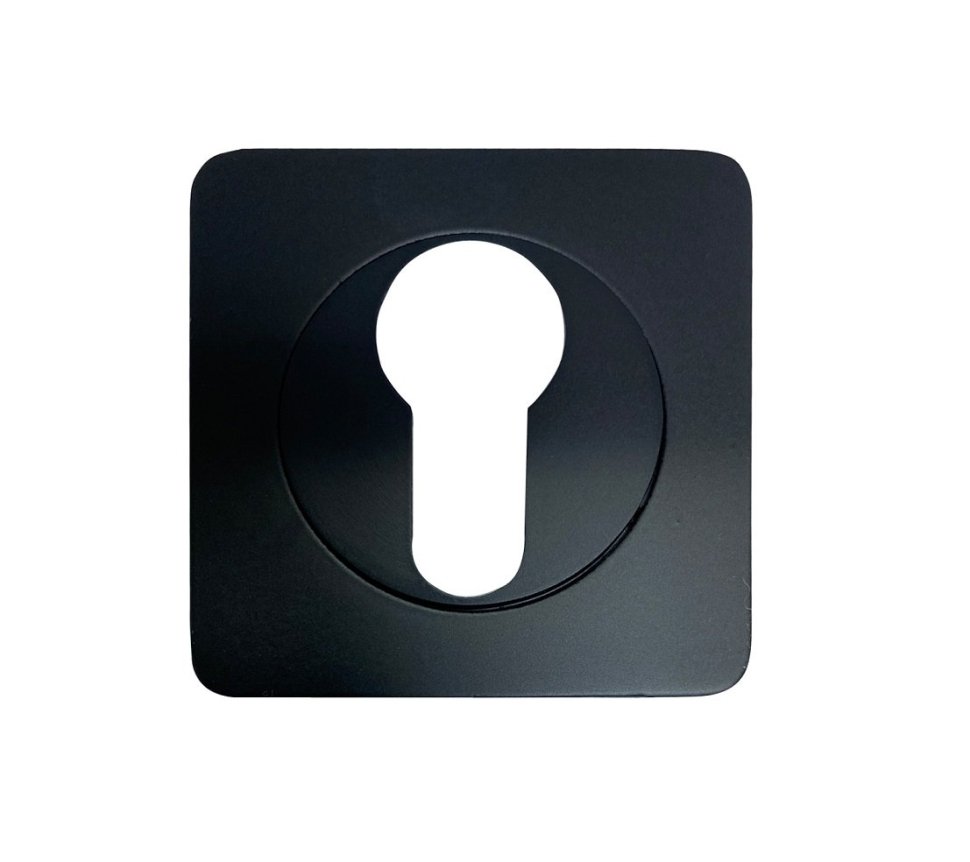 Накладки под цилиндр ET02BL-2 (черный)