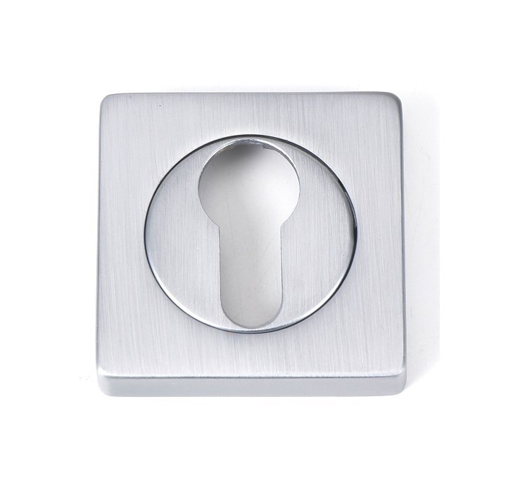 Накладки под цилиндр ET02L-2 (мат. хром)