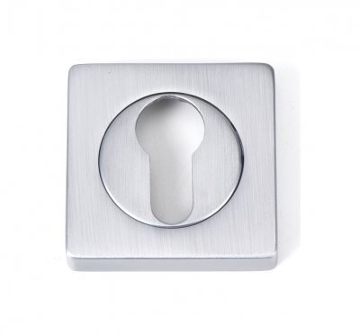 Накладки под цилиндр ET02L-2/2 (мат. хром)