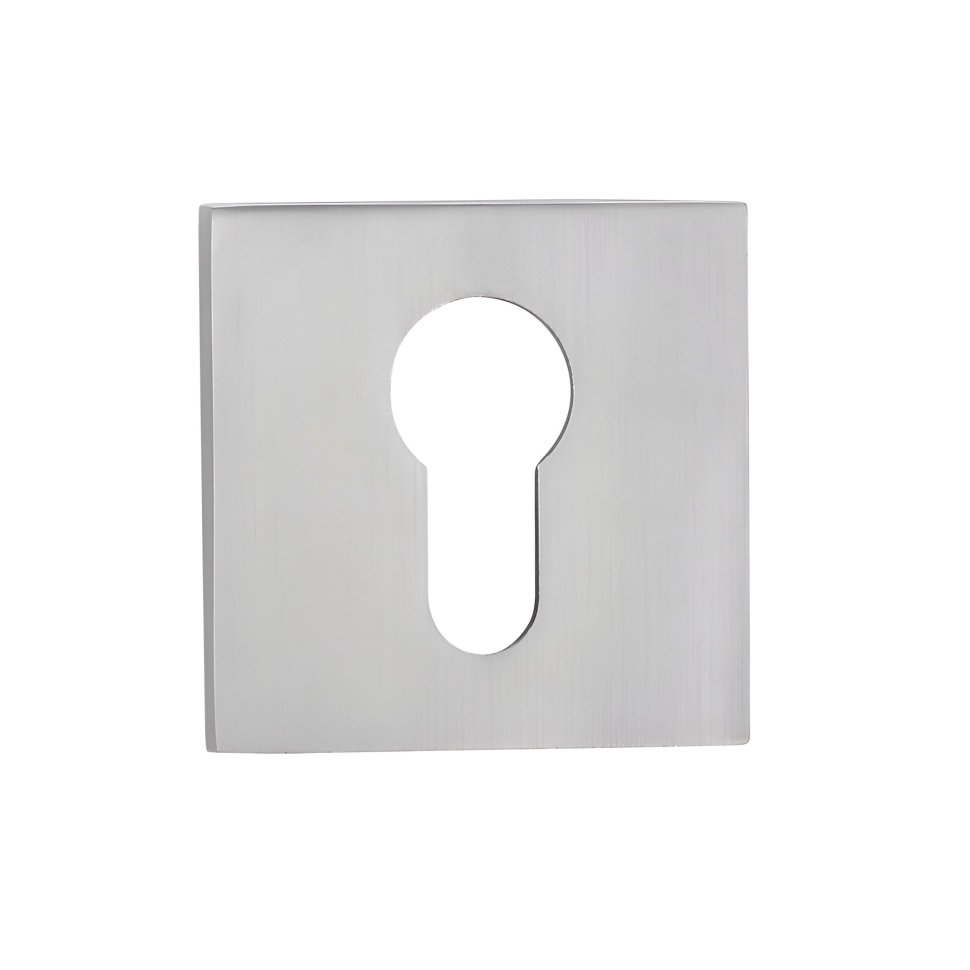 Накладки под цилиндр ET04L-2  SL (мат. хром)