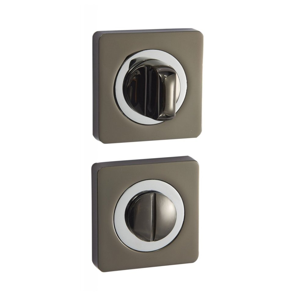 Накладки санузловые BK02BN/CP(черный никель/хром)