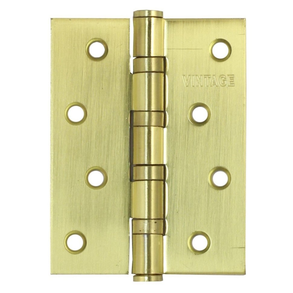 Петля  универсальная 100*75*2,5 4BB-SB (мат. золото)