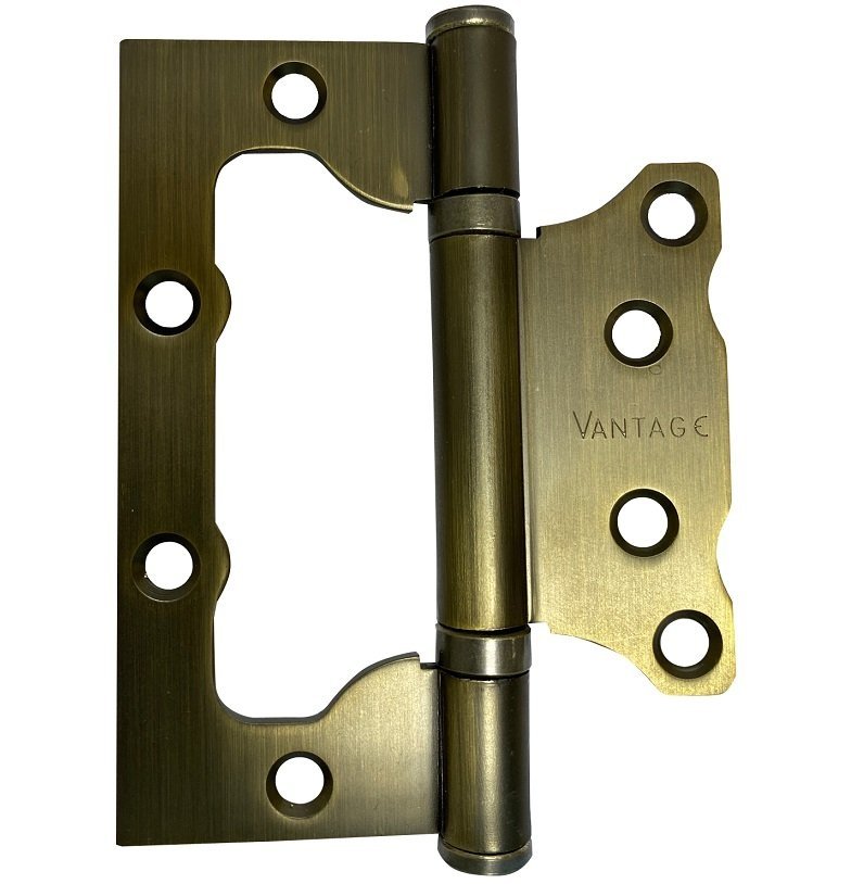 Петля без врезки 100*75*2,5 2BB-CF  (кофе)