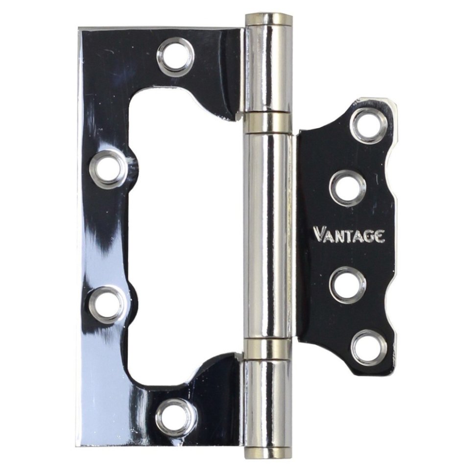 Петля без врезки 100*75*2,5 2BB-CP ( хром)