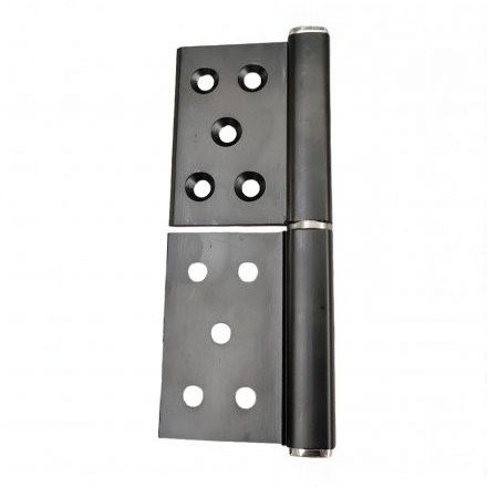 Петля без врезки B1-BL L 126,3x90,5 x3.0 (черный, левый)