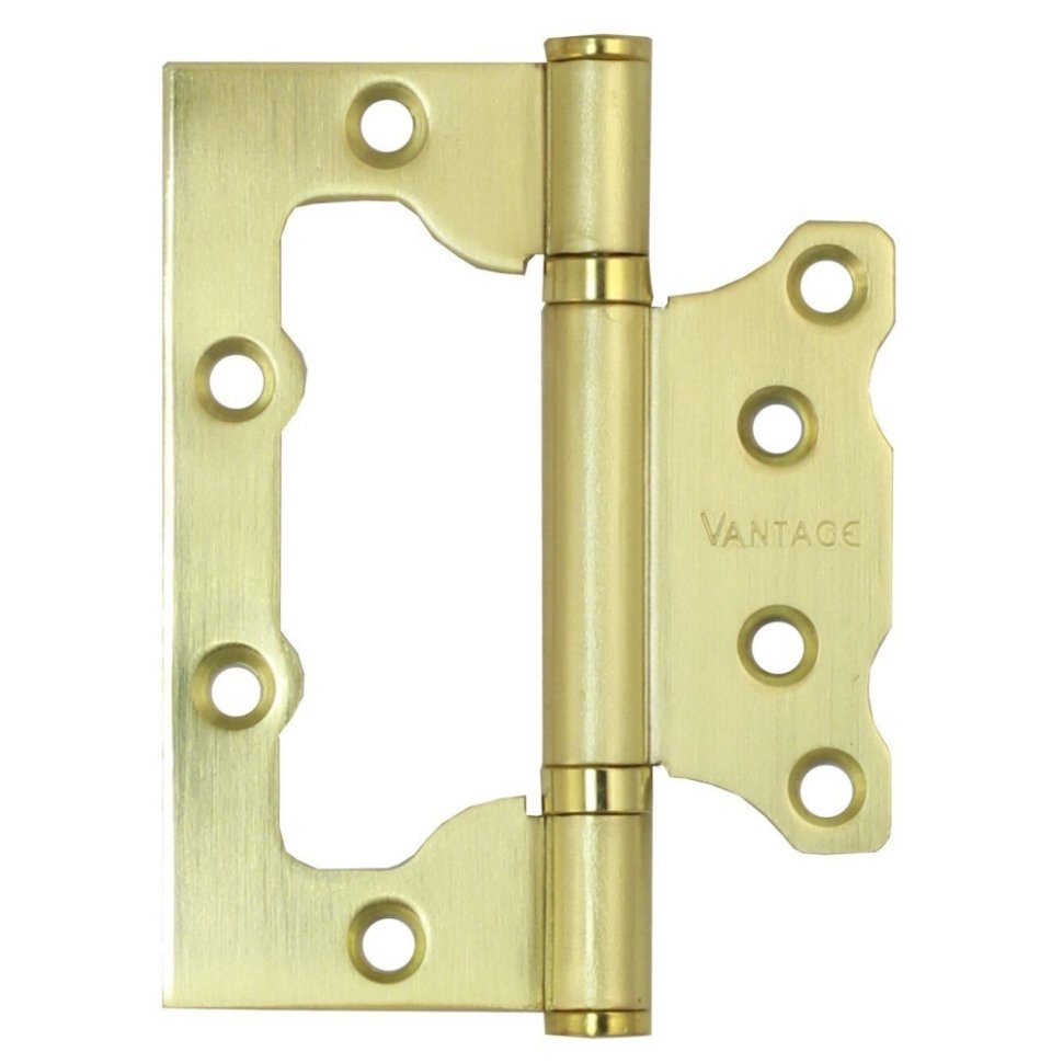 Петля без врезки B2-SB 125x7 5 x2.5 ( мат. золото)