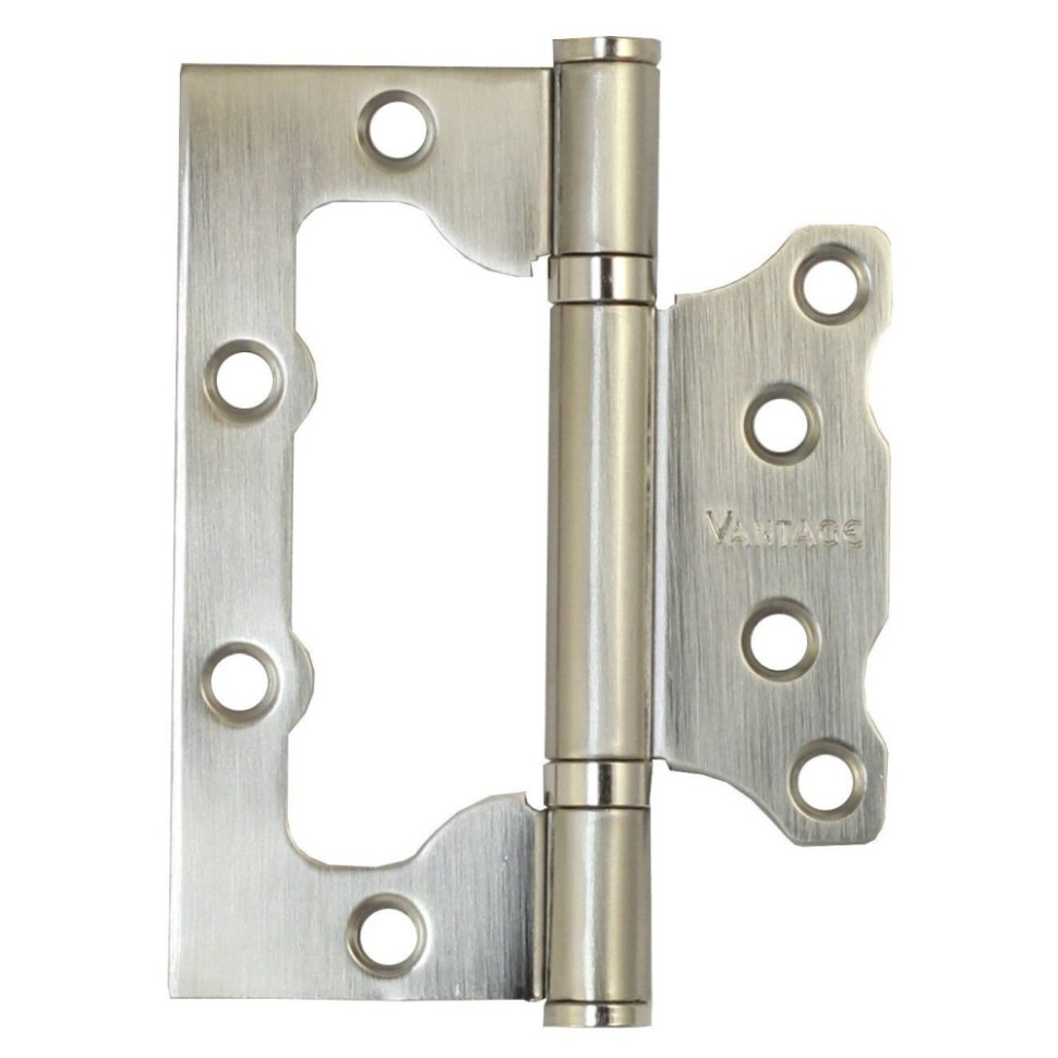 Петля без врезки B2-SN 125x7 5 x2.5 ( матовый никель)