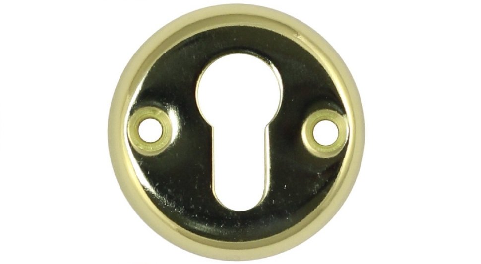 Накладки под цилиндр 016PZ PB 50 mm (золото)