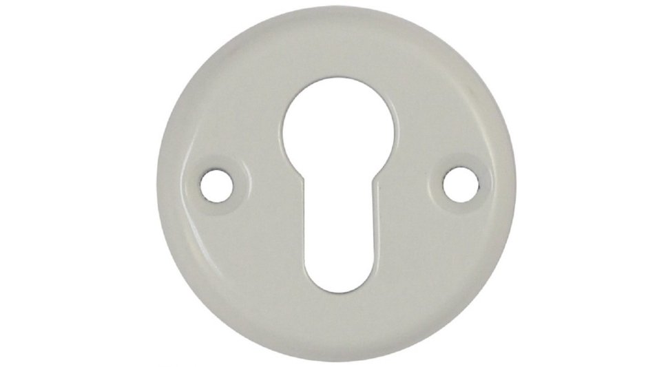 Накладки под цилиндр 016PZ W 50 mm (белый)