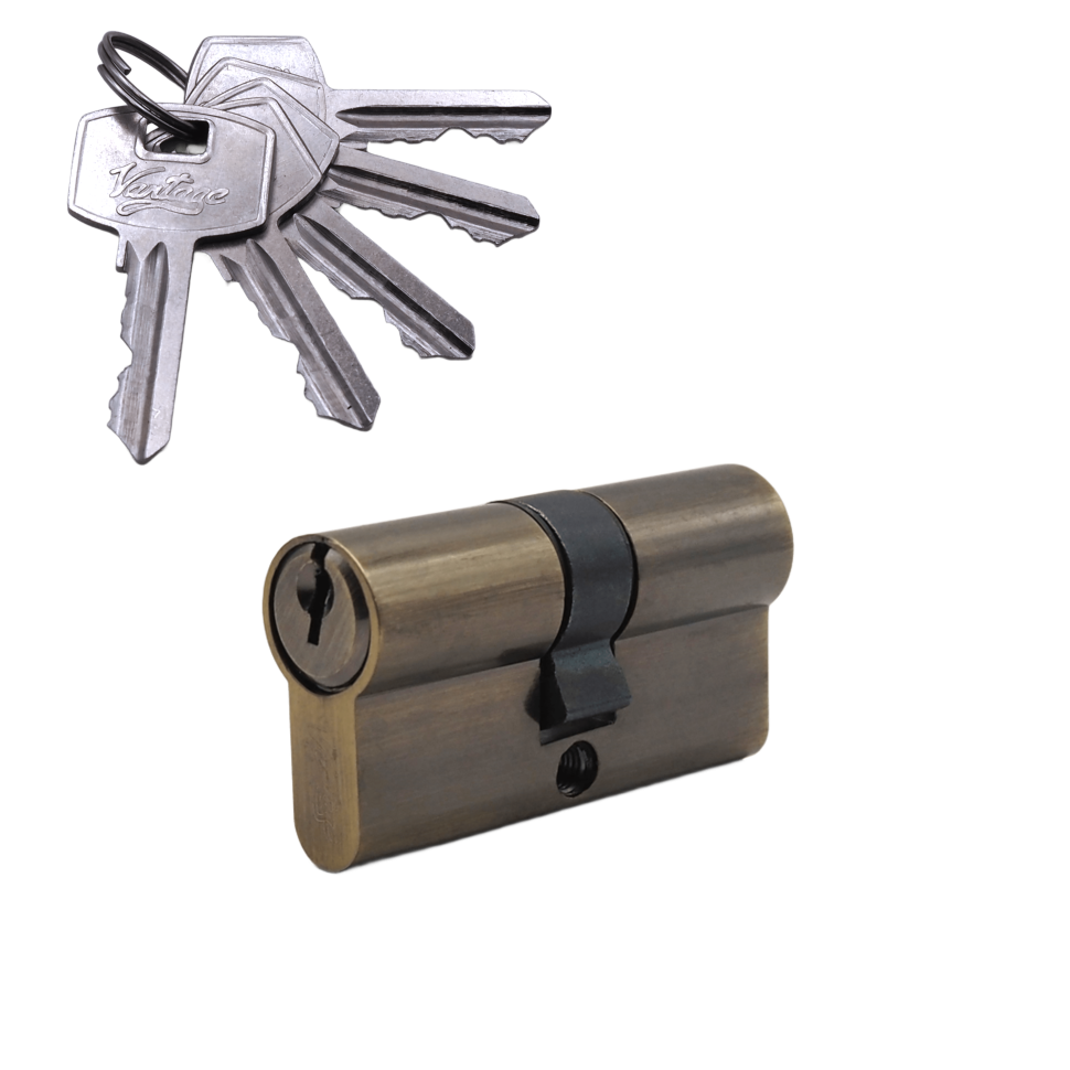 Механизм цилиндровый (5 ключей) V60-5 AB (бронза)