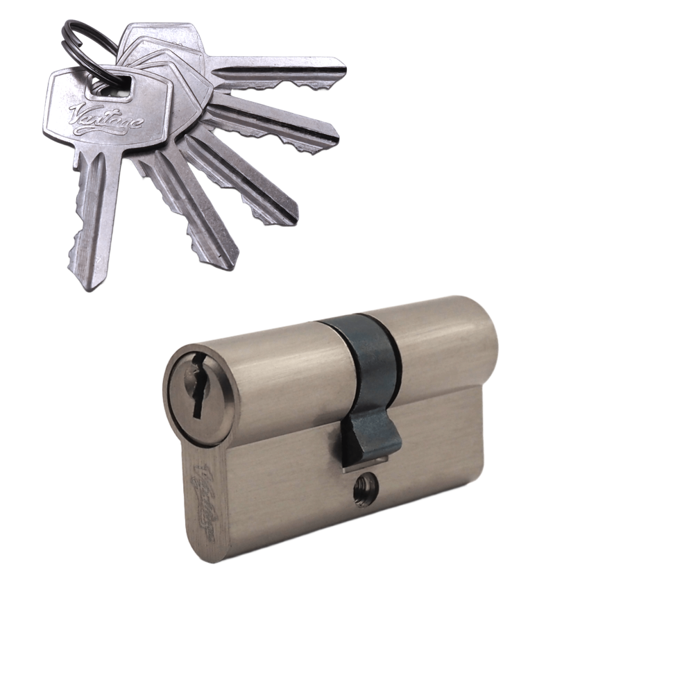 Механизм цилиндровый (5 ключей) V60-5 SN (мат. никель)