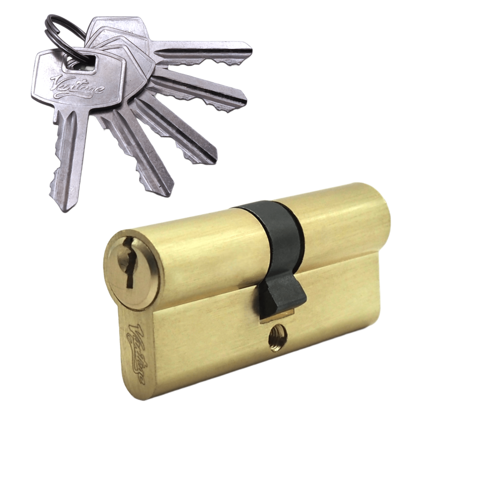 Механизм цилиндровый (5 ключей) V70-5 SB (мат. золото)