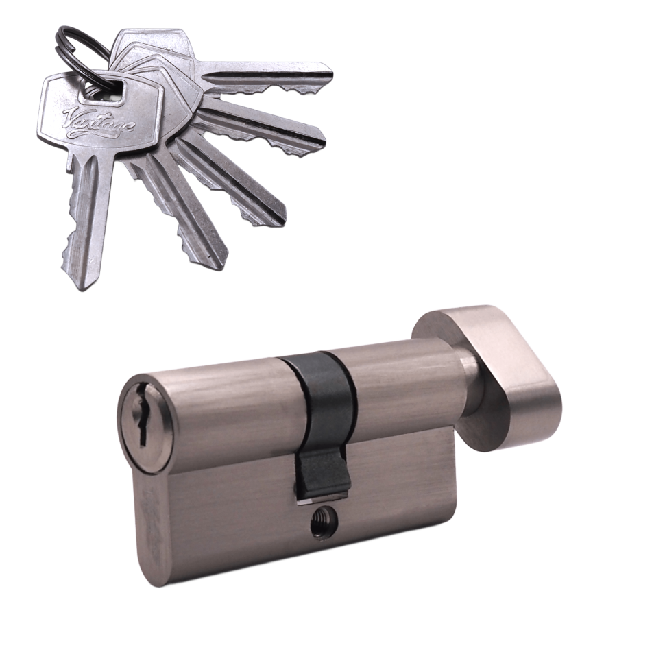 Механизм цилиндровый (5 ключей) VC60-5SN (мат. никель)