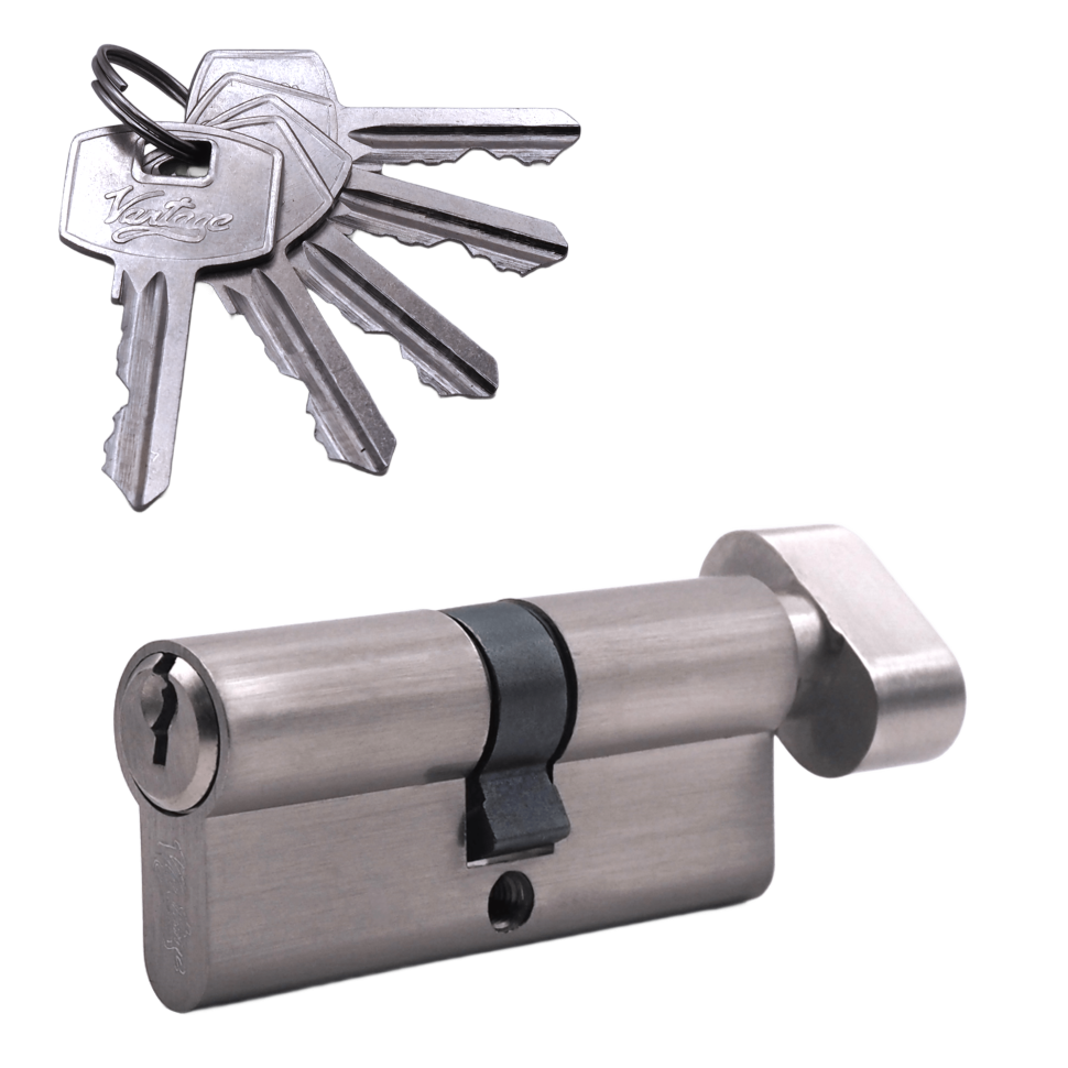 Механизм цилиндровый (5 ключей) VC70-5SN (мат. никель)