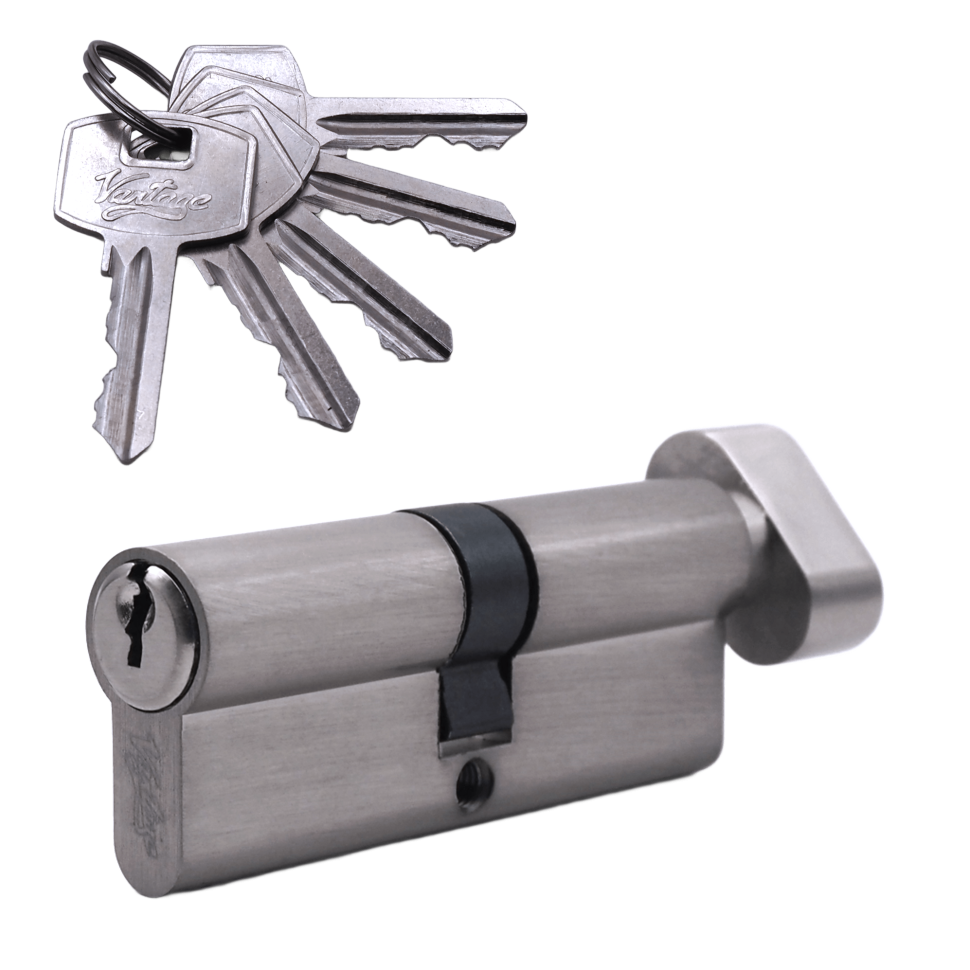 Механизм цилиндровый (5 ключей) VC80-5SN (мат. никель)