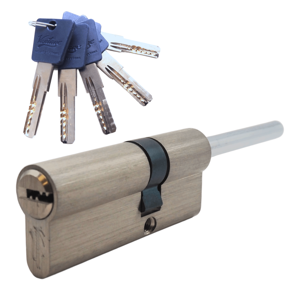 Механизм цилиндровый с длинным штоком LT75 ( 45х30S) SN (мат. никель)