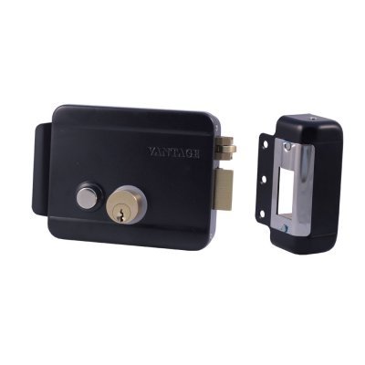 Замок электромеханический  VE042BL L (черный)