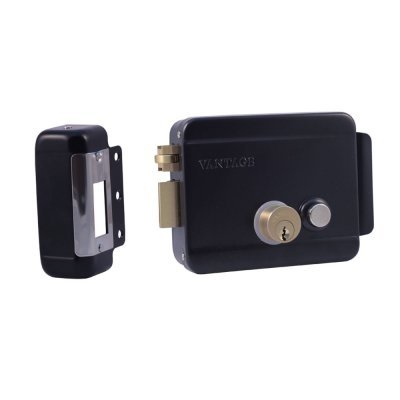 Замок электромеханический  VE042BL R (черный)