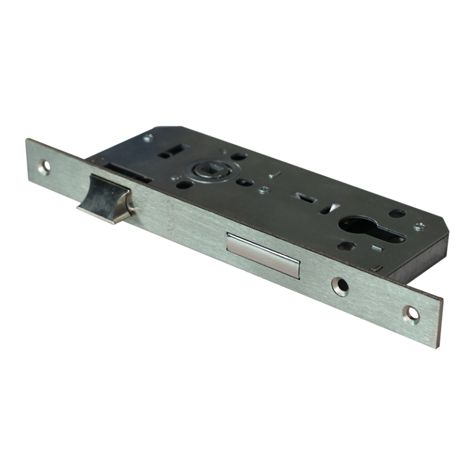 Замок под цилиндр L152-40 SN (мат. никель)