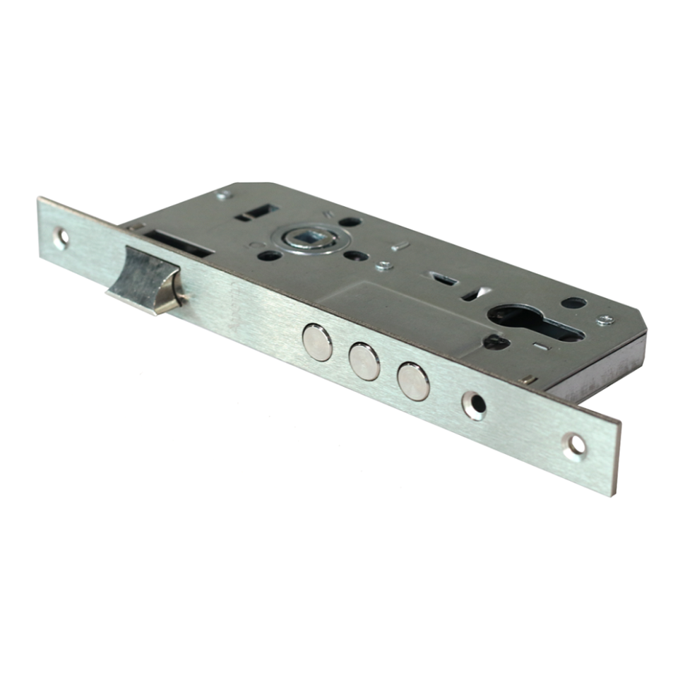 Замок под цилиндр L152-45.3 SN (мат. никель)