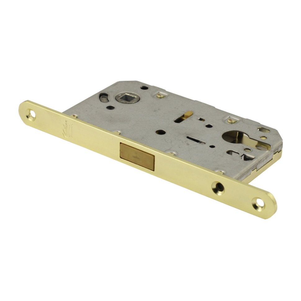 Замок под цилиндр магнитный MC85SB (мат. золото)